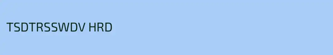 TSDTRSSWDV HRD